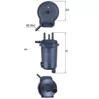 Filtre à carburant MAHLE OEM 8200151379
