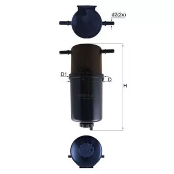 Filtre à carburant MAHLE KL 873