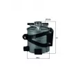 MAHLE KLH 44/17 - Filtre à carburant