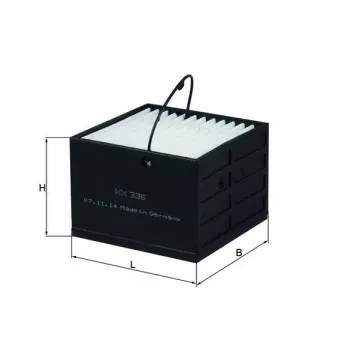 Filtre à carburant MAHLE KX 336