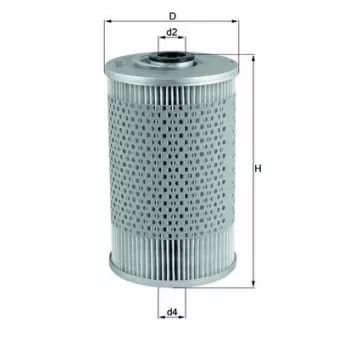 Filtre à carburant MAHLE OEM 1168411