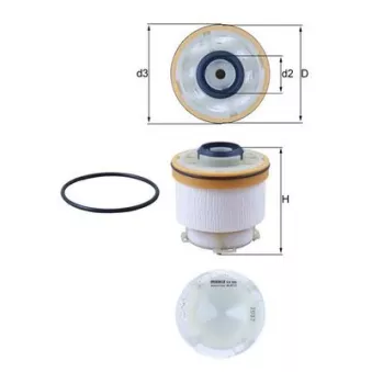Filtre à carburant MAHLE OEM 233900L050