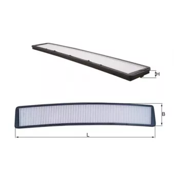 MAHLE LA 102 - Filtre, air de l'habitacle