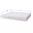 MAHLE LA 1263 - Filtre, air de l'habitacle