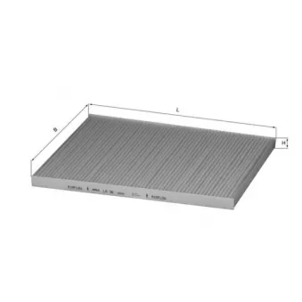 Filtre, air de l'habitacle MAHLE OEM 93182438