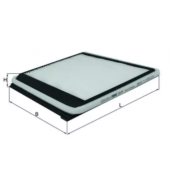 Filtre, air de l'habitacle MAHLE OEM 7700846236