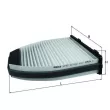 MAHLE LA 413 - Filtre, air de l'habitacle
