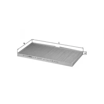 Filtre, air de l'habitacle MAHLE OEM 4A1820367
