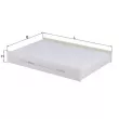 MAHLE LA 811 - Filtre, air de l'habitacle
