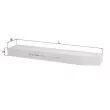MAHLE LA 897 - Filtre, air de l'habitacle
