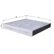 MAHLE LAK 1677 - Filtre, air de l'habitacle