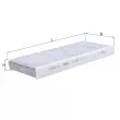MAHLE LAK 289 - Filtre, air de l'habitacle
