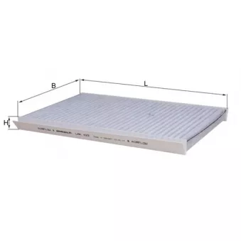 Filtre, air de l'habitacle MAHLE OEM 7082928