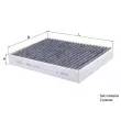 MAHLE LAK 675/2/S - Filtre, air de l'habitacle