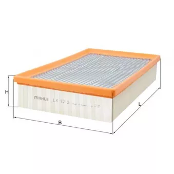 Filtre à air MAHLE OEM 13717514832