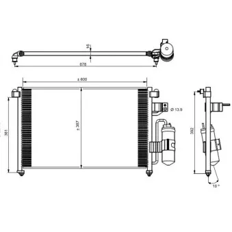 NRF 350016 - Condenseur, climatisation