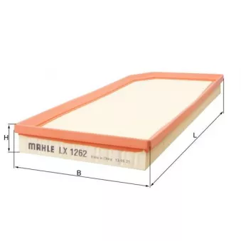 Filtre à air MAHLE OEM 06f133843a
