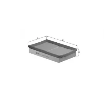 MAHLE LX 1575 - Filtre à air