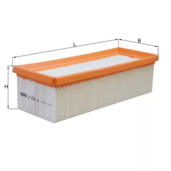 Filtre à air MAHLE OEM 165464064R