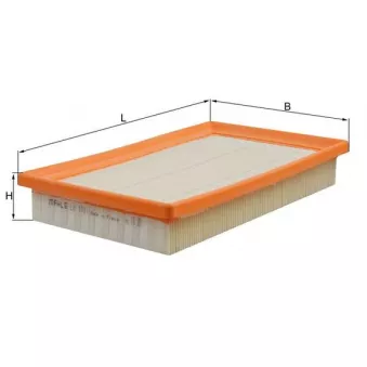 Filtre à air MAHLE OEM 2811305700