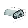 Filtre à air MAHLE [LX 2002]