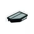 MAHLE LX 2618 - Filtre à air
