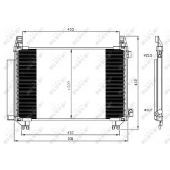 NRF 350062 - Condenseur, climatisation