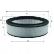 MAHLE LX 2844 - Filtre à air