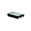 MAHLE LX 2906 - Filtre à air