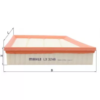 MAHLE LX 3246 - Filtre à air