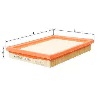Filtre à air MAHLE OEM 165461HC2A