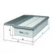 MAHLE LX 3345 - Filtre à air