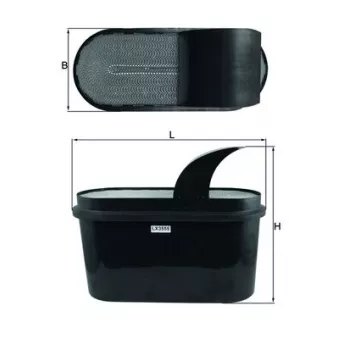Filtre à air MAHLE OEM A0040946804