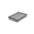 MAHLE LX 460/1 - Filtre à air
