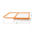 MAHLE LX 4632 - Filtre à air