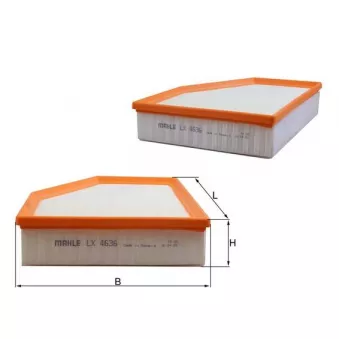 Filtre à air MAHLE OEM 13718691835