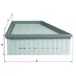 MAHLE LX 708 - Filtre à air