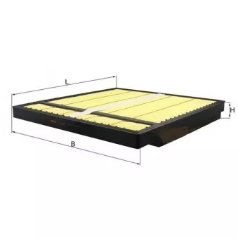 Filtre à air MAHLE OEM 0040941104