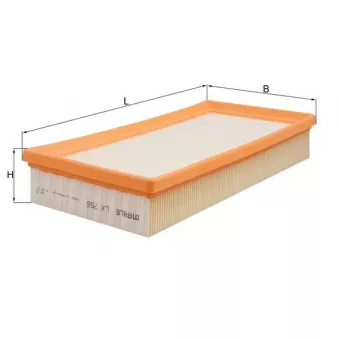 Filtre à air MAHLE LX 756