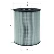 MAHLE LX 794 - Filtre à air