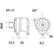 MAHLE MG 102 - Alternateur