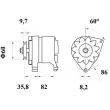 MAHLE MG 107 - Alternateur