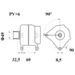 MAHLE MG 1072 - Alternateur