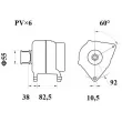 MAHLE MG 1078 - Alternateur