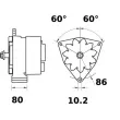 MAHLE MG 126 - Alternateur