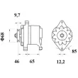 MAHLE MG 127 - Alternateur