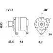 MAHLE MG 152 - Alternateur
