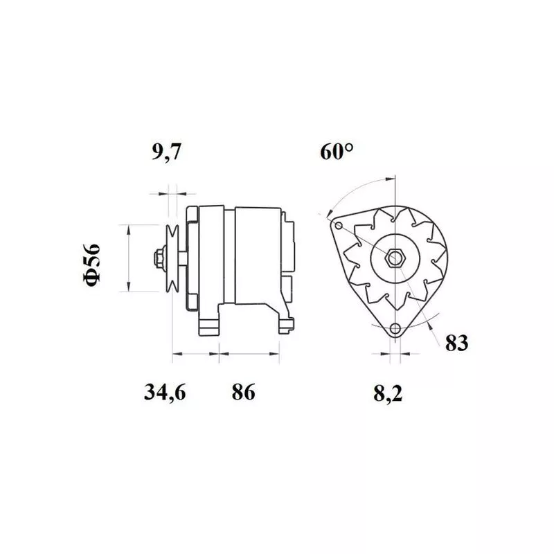 Alternateur MAHLE MG 197 - Visuel 2