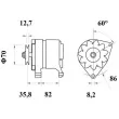 MAHLE MG 235 - Alternateur