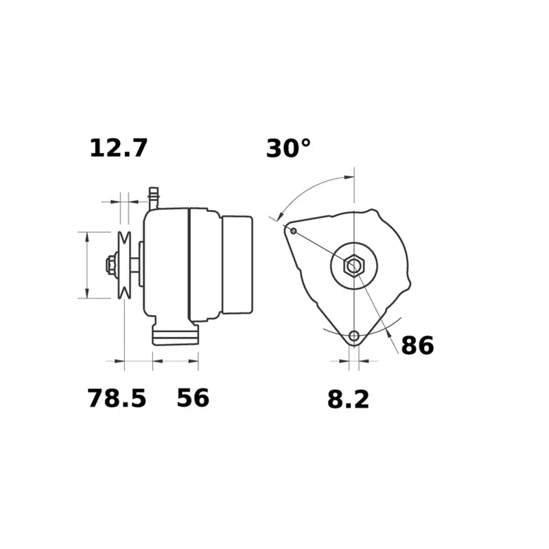 Alternateur MAHLE MG 237 - Visuel 1
